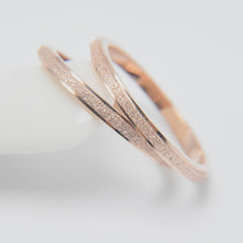 Load image into Gallery viewer, KNOCK High quality Fashion Simple Scrub Stainless Steel Women 's Rings 2 mm Width Rose Gold Color Finger Gift For Girl Jewelry