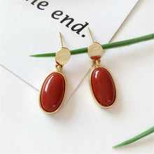 Load image into Gallery viewer, Geometric personality, retro pendant earrings, women's Fashion Earrings Metal exquisite earrings jewelry wholesale