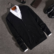 Load image into Gallery viewer, COODRONY Cardigan Men 2020 Autumn Winter Soft Warm Cashmere Wool Sweater Men Pure Color Classic Casual V-Neck Cardigans Top 7402