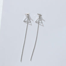 Load image into Gallery viewer, Modern Women's Earrings 2018 Asymmetry Long Tassel Women Dangle Earrings Korean Fashion Refreshing Female Jewelry Accessories