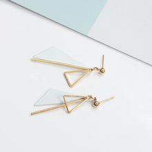 Load image into Gallery viewer, Modern Women's Earrings 2018 Asymmetry Long Tassel Women Dangle Earrings Korean Fashion Refreshing Female Jewelry Accessories