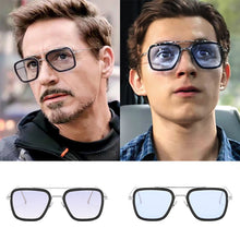 Load image into Gallery viewer, Luxury Fashion Avengers Tony Stark Flight Style Sunglasses Men Square Brand Design Sun Glasses Women Oculos Retro Male Iron 3