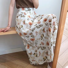 Load image into Gallery viewer, Mozuleva 2020 Spring Summer High Waist Chiffon Women Midi Skirts Casual Floral Print Female Skirt Maxi Beach Tutu Skirt femme