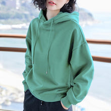 Load image into Gallery viewer, 2019 New Plus velvet Basic Hoodies For Women Leisure Female winter Solid Colour Casual SweatshirtHip Pop Tops