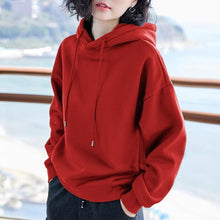 Load image into Gallery viewer, 2019 New Plus velvet Basic Hoodies For Women Leisure Female winter Solid Colour Casual SweatshirtHip Pop Tops