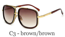 Load image into Gallery viewer, Classic Oversized Men Sunglasses Luxury Brand Women mach one Sun Glasses Square retro Oculos de sol Male UV400 Mirror Eyewear