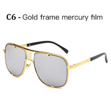 Load image into Gallery viewer, Classic Oversized Men Sunglasses Luxury Brand Women mach one Sun Glasses Square retro Oculos de sol Male UV400 Mirror Eyewear