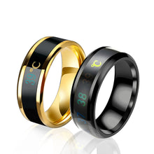 Load image into Gallery viewer, Temperature Ring Titanium Steel Mood Emotion Feeling Intelligent Temperature Sensitive Rings for Women Men Waterproof Jewelry