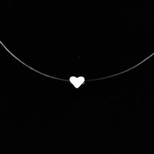 Load image into Gallery viewer, Fashion Shiny Crystal Necklace Zircon Pendant Transparent Fishing Line Invisible Ladies Necklace Jewelry Clavicle Chain Chocker