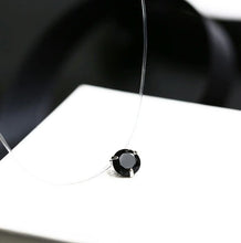Load image into Gallery viewer, Fashion Shiny Crystal Necklace Zircon Pendant Transparent Fishing Line Invisible Ladies Necklace Jewelry Clavicle Chain Chocker