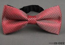 Load image into Gallery viewer, RBOCOTT Men's Bow Tie Gold Paisley Bowtie Business Wedding Bowknot Dot Blue And Black Bow Ties For Groom Party Accessories