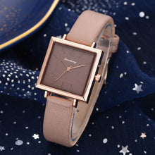 Load image into Gallery viewer, New Fashion Women Top Brand Luxury Quartz Watches Stainless Steel Analog Wrist Watch Leather Band Wacth Simple Casual Bracelet %