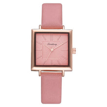 Load image into Gallery viewer, New Fashion Women Top Brand Luxury Quartz Watches Stainless Steel Analog Wrist Watch Leather Band Wacth Simple Casual Bracelet %