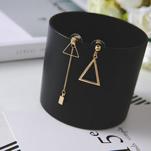 Load image into Gallery viewer, Modern Women's Earrings 2018 Asymmetry Long Tassel Women Dangle Earrings Korean Fashion Refreshing Female Jewelry Accessories