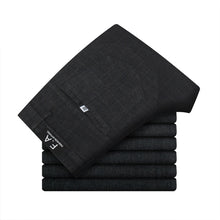 Load image into Gallery viewer, YASUGUOJI Fashion Mens Dress Pants Formal Pants Slim Suit Plaid Pants Business Casual Plus Size Wedding Pant Suits Men Trousers
