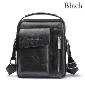 Men Briefcase Bag High Quality Business Famous Brand Leather Shoulder Messenger Bags Office Handbag 13.3 inch Laptop