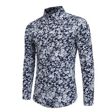 Load image into Gallery viewer, New Men's Long Sleeve Casual Shirt Fashion Rose Flower 3D Printed Floral Shirt Turn-down Collar Slim Fit Shirt For Mens Clothing
