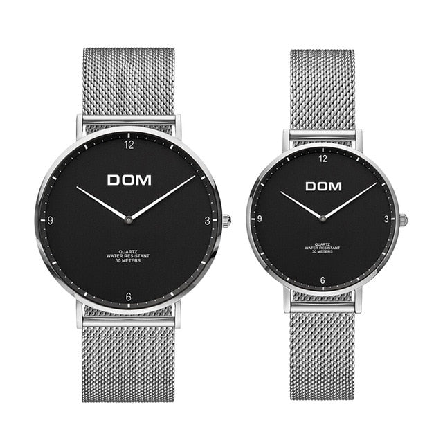 TEENRAM Gift for Lovers Wristwatch Couple Watch Men's Paired Watches Women's Popular parejas Quartz Sports Clock Fashion Ladies