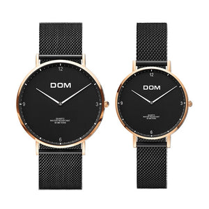 TEENRAM Gift for Lovers Wristwatch Couple Watch Men's Paired Watches Women's Popular parejas Quartz Sports Clock Fashion Ladies