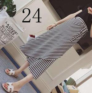 New one-piece skirt women summer chiffon wrap skirt long floral beach skirt