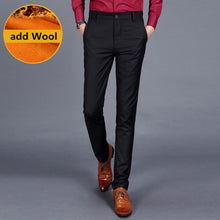 Load image into Gallery viewer, Loldeal Men Suit Pants Slim Fit Flat Front Stretch Dress Pants  Formal Pants Trousers Male
