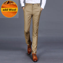 Load image into Gallery viewer, Loldeal Men Suit Pants Slim Fit Flat Front Stretch Dress Pants  Formal Pants Trousers Male
