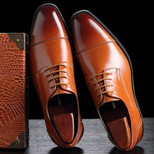 Load image into Gallery viewer, 2020 Men Formal Shoes  Leather Business Casual Shoes High Quality Men Dress Office Luxury Shoes Male Breathable Oxfords
