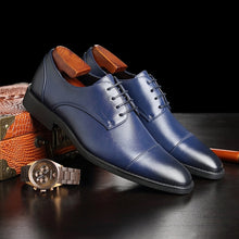 Load image into Gallery viewer, 2020 Men Formal Shoes  Leather Business Casual Shoes High Quality Men Dress Office Luxury Shoes Male Breathable Oxfords

