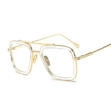 Load image into Gallery viewer, Luxury Fashion Avengers Tony Stark Flight Style Sunglasses Men Square Brand Design Sun Glasses Women Oculos Retro Male Iron 3
