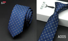 Load image into Gallery viewer, tie skinny 6cm ties for men Wedding dress necktie fashion plaid cravate business gravatas para homens slim shirt accessories lot
