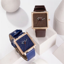 Load image into Gallery viewer, 2020 Fahion Lovely Women&#39;s Watches Elegant Leather Belt Analog Quartz Square Wrist Watches Female Reloj Mujer Clock Montre Femme
