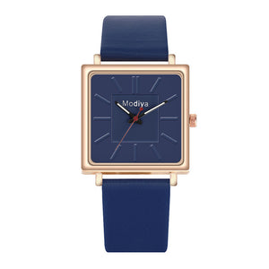 2020 Fahion Lovely Women's Watches Elegant Leather Belt Analog Quartz Square Wrist Watches Female Reloj Mujer Clock Montre Femme