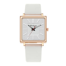 Load image into Gallery viewer, 2020 Fahion Lovely Women&#39;s Watches Elegant Leather Belt Analog Quartz Square Wrist Watches Female Reloj Mujer Clock Montre Femme
