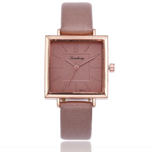 Load image into Gallery viewer, 2020 Fahion Lovely Women&#39;s Watches Elegant Leather Belt Analog Quartz Square Wrist Watches Female Reloj Mujer Clock Montre Femme
