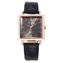 Load image into Gallery viewer, 2020 Fahion Lovely Women&#39;s Watches Elegant Leather Belt Analog Quartz Square Wrist Watches Female Reloj Mujer Clock Montre Femme
