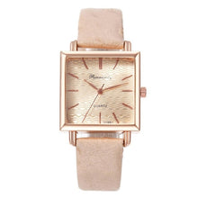 Load image into Gallery viewer, 2020 Fahion Lovely Women&#39;s Watches Elegant Leather Belt Analog Quartz Square Wrist Watches Female Reloj Mujer Clock Montre Femme
