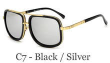 Load image into Gallery viewer, Classic Oversized Men Sunglasses Luxury Brand Women mach one Sun Glasses Square retro Oculos de sol Male UV400 Mirror Eyewear
