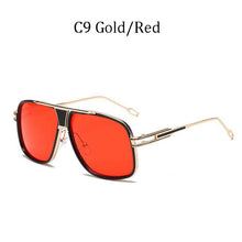Load image into Gallery viewer, Classic Oversized Men Sunglasses Luxury Brand Women mach one Sun Glasses Square retro Oculos de sol Male UV400 Mirror Eyewear
