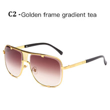 Load image into Gallery viewer, Classic Oversized Men Sunglasses Luxury Brand Women mach one Sun Glasses Square retro Oculos de sol Male UV400 Mirror Eyewear

