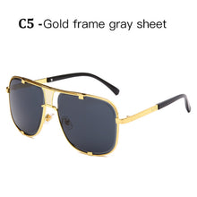 Load image into Gallery viewer, Classic Oversized Men Sunglasses Luxury Brand Women mach one Sun Glasses Square retro Oculos de sol Male UV400 Mirror Eyewear
