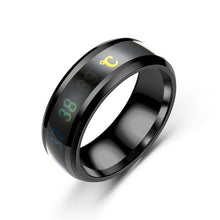 Load image into Gallery viewer, Temperature Ring Titanium Steel Mood Emotion Feeling Intelligent Temperature Sensitive Rings for Women Men Waterproof Jewelry
