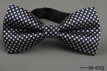 Load image into Gallery viewer, RBOCOTT Men's Bow Tie Gold Paisley Bowtie Business Wedding Bowknot Dot Blue And Black Bow Ties For Groom Party Accessories
