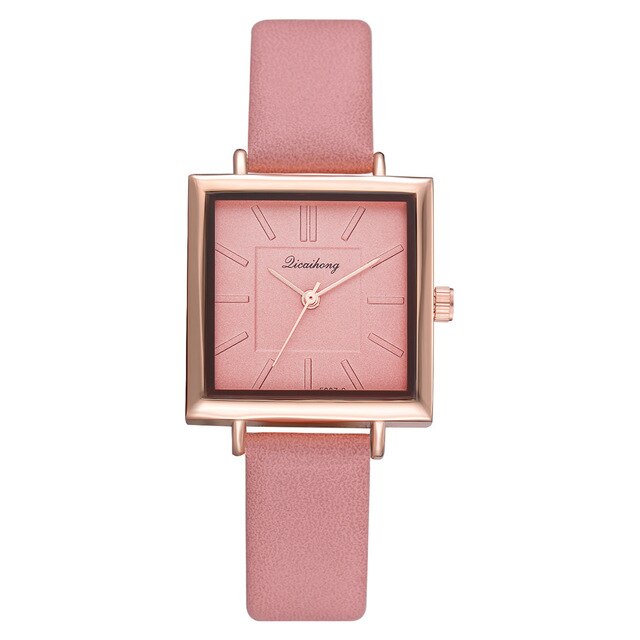 New Fashion Women Top Brand Luxury Quartz Watches Stainless Steel Analog Wrist Watch Leather Band Wacth Simple Casual Bracelet %