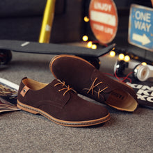 Load image into Gallery viewer, 2020 Spring Suede Leather Men Shoes Oxford Casual Shoes Classic Sneakers Comfortable Footwear Dress Shoes Large Size Flats

