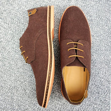 Load image into Gallery viewer, 2020 Spring Suede Leather Men Shoes Oxford Casual Shoes Classic Sneakers Comfortable Footwear Dress Shoes Large Size Flats
