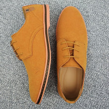 Load image into Gallery viewer, 2020 Spring Suede Leather Men Shoes Oxford Casual Shoes Classic Sneakers Comfortable Footwear Dress Shoes Large Size Flats
